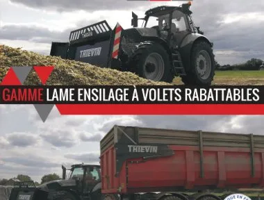 THIEVIN - Plaquette Lame ensilage à volets rabattables